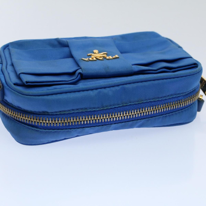 Prada Tessuto Blue Bag