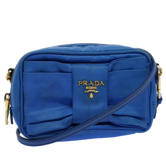 Prada Tessuto Blue Bag