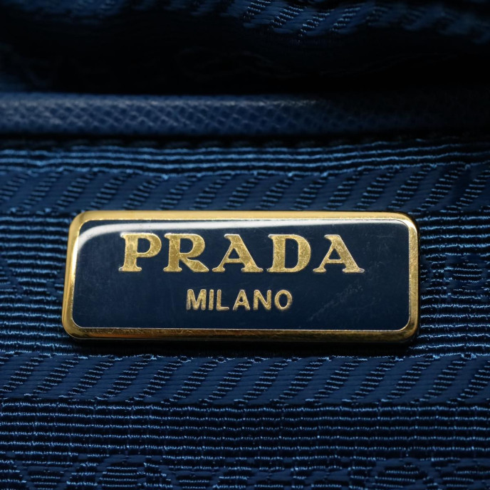 Prada Tessuto Blue Bag