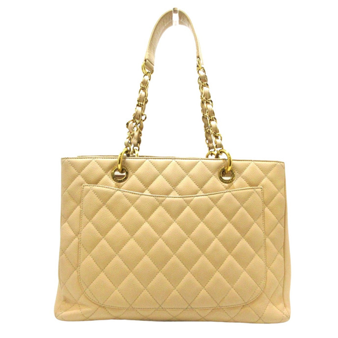 Chanel GST (Grand shopping Tote) Beige Bag