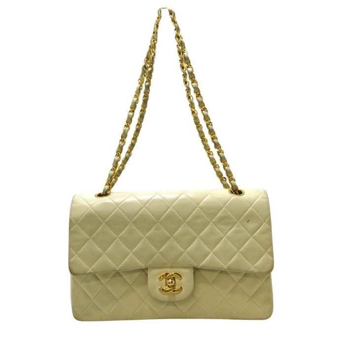 Chanel Double flap Beige