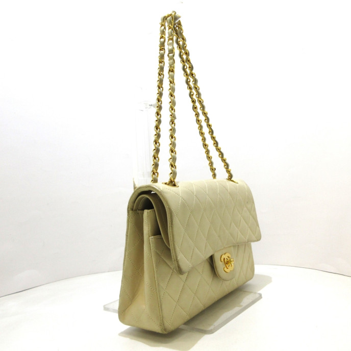 Chanel Double flap Beige