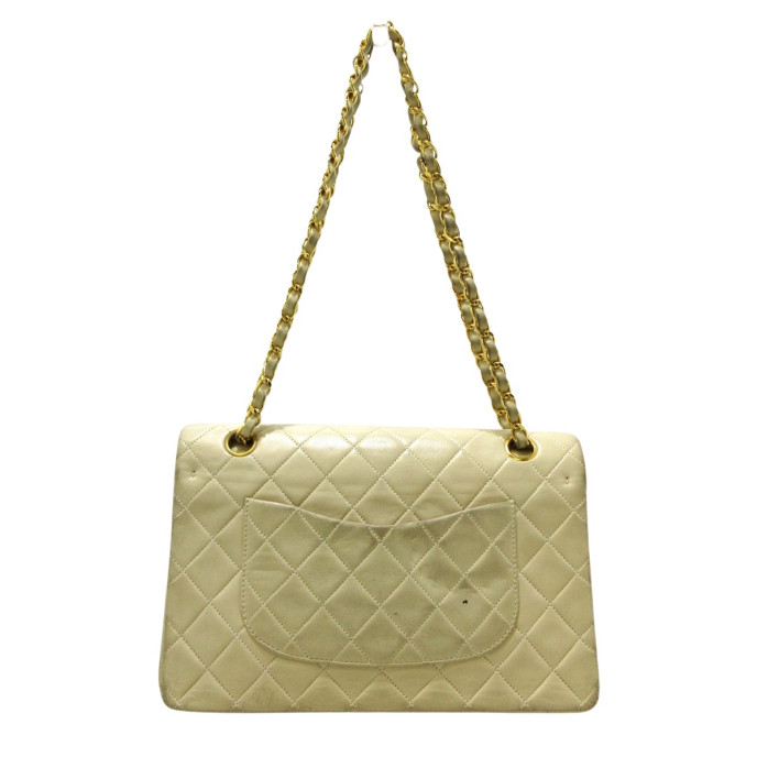 Chanel Double flap Beige