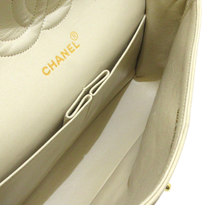 Chanel Double flap Beige