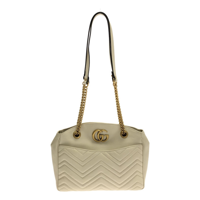 Gucci GG Marmont White Bag