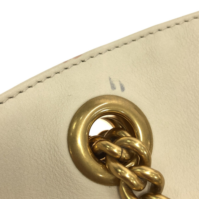 Gucci GG Marmont White Bag