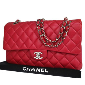 Chanel Double flap Shoulder Red Bag
