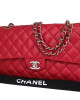 Chanel Double flap Shoulder Red Bag