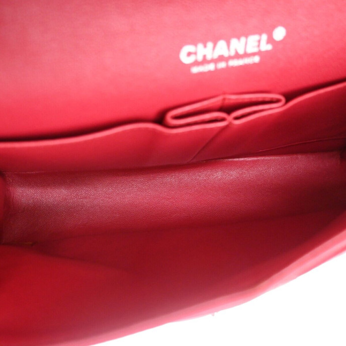 Chanel Double flap Shoulder Red Bag