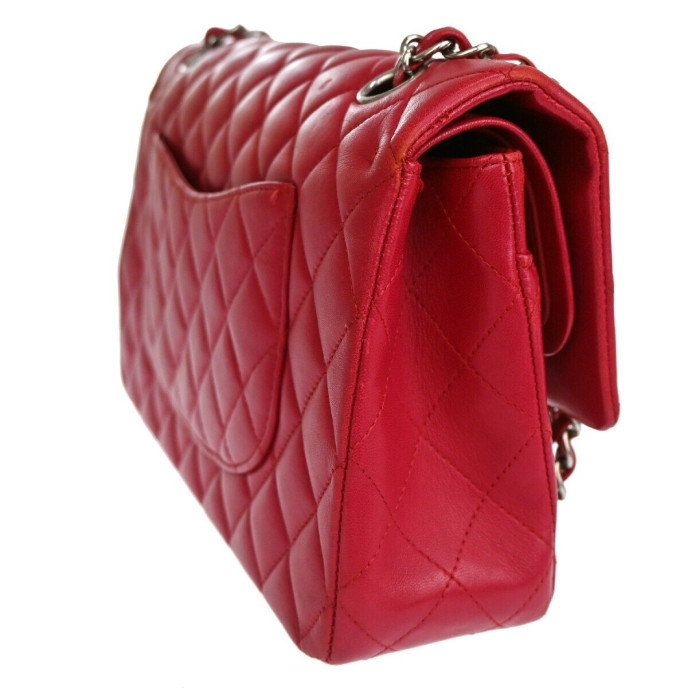 Chanel Double flap Shoulder Red Bag