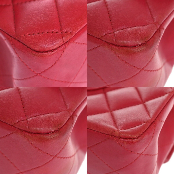 Chanel Double flap Shoulder Red Bag