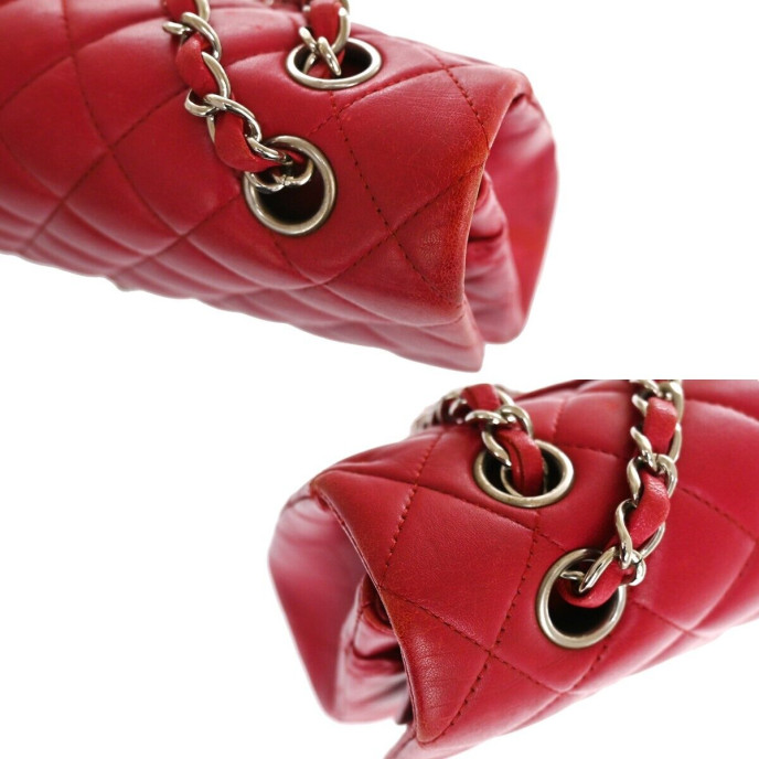 Chanel Double flap Shoulder Red Bag