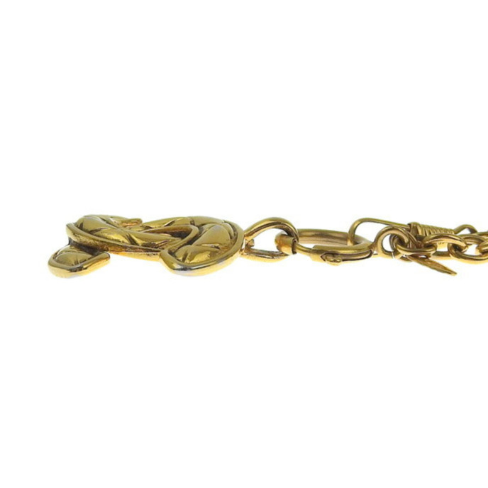 Chanel MatelassÃ© Gold Necklace