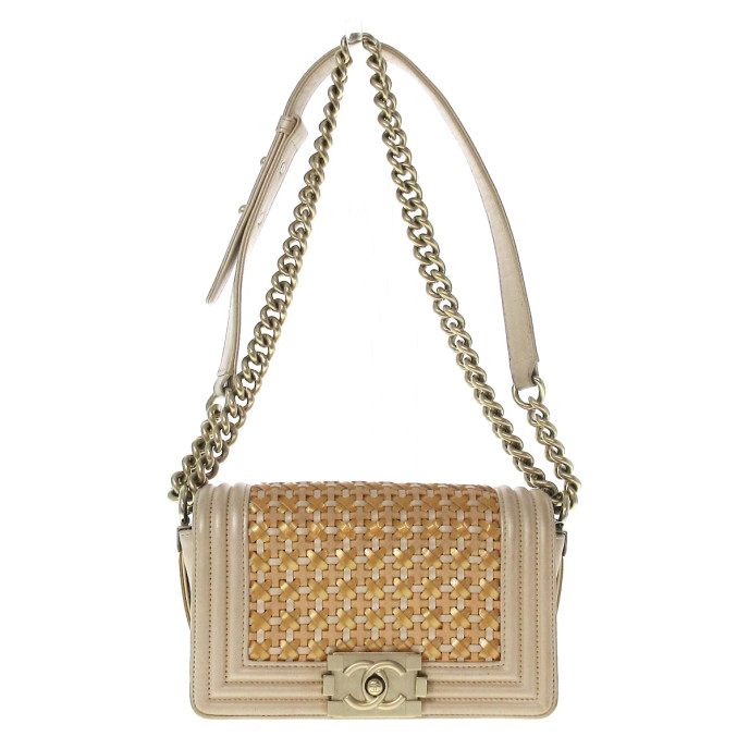 Chanel Boy Beige Bag