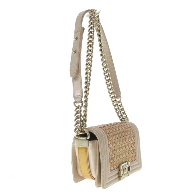 Chanel Boy Beige Bag