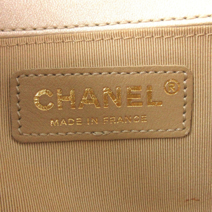 Chanel Boy Beige Bag