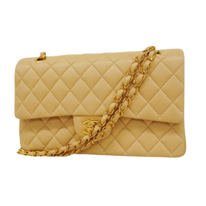 Chanel Double flap Beige Bag