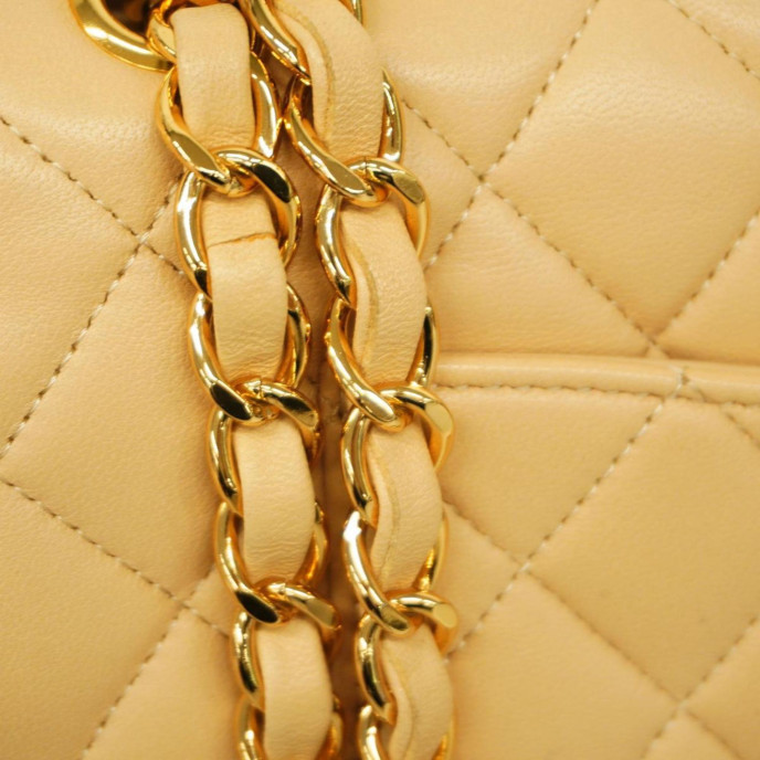 Chanel Double flap Beige Bag