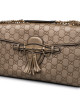 Gucci Bronze Guccissima Leather Emily Shoulder Bag