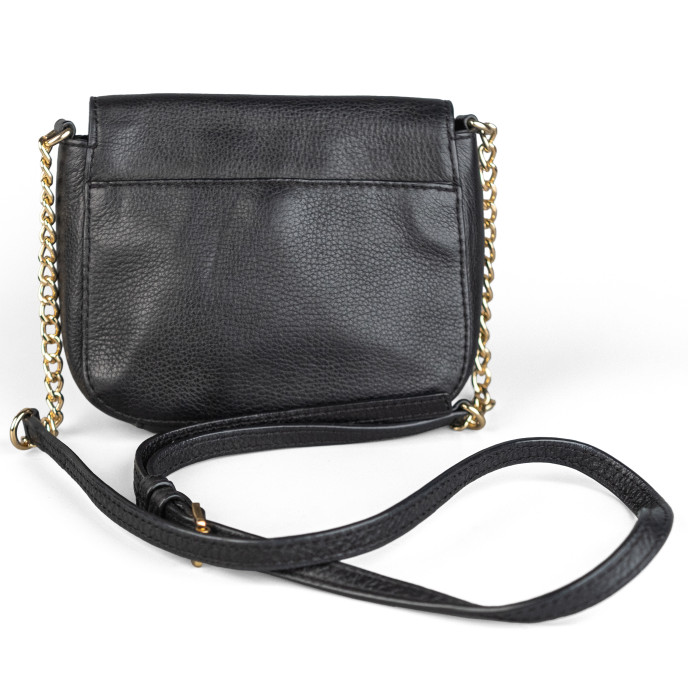 Michael Kors Black Leather Crossbody Bag