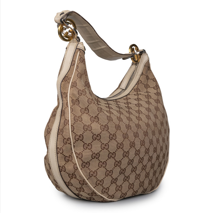 Gucci GG Canvas GG Twins Hobo