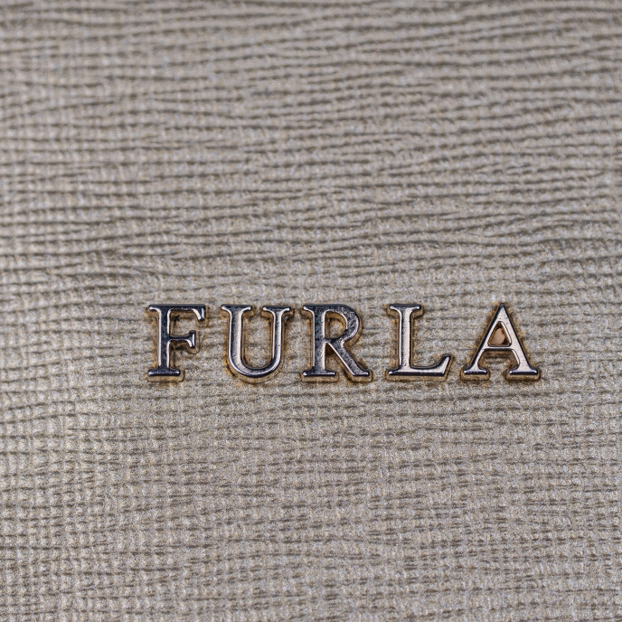 Furla Gold Leather Crossbody Bag