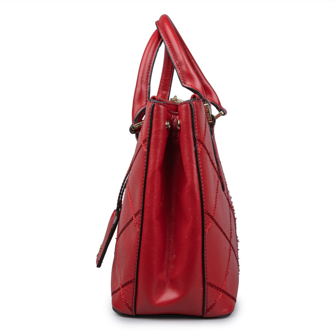 Tory Burch Red Leather Satchel