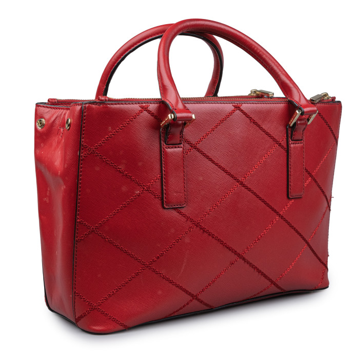 Tory Burch Red Leather Satchel