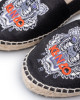 Kenzo Black Canvas Espadrilles Size 37