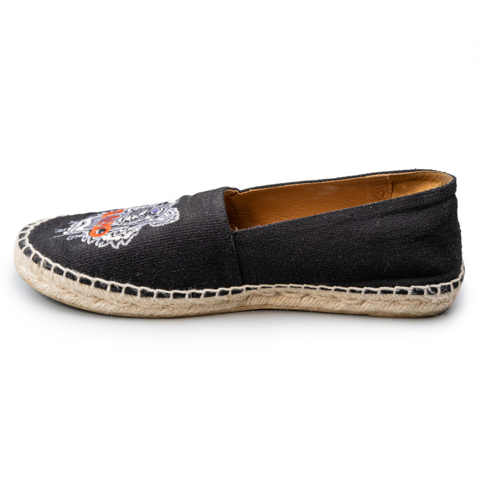 Kenzo Black Canvas Espadrilles Size 37