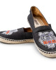 Kenzo Black Canvas Espadrilles Size 37