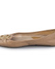 Michael by Michael Kors Beige Leather Ballet Flats Size 39