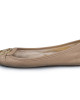 Michael by Michael Kors Beige Leather Ballet Flats Size 39