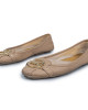 Michael by Michael Kors Beige Leather Ballet Flats Size 39