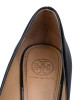 Tory Burch Black Patent Leather Trudy Open Toe Wedges Size 6.5