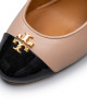 Tory Burch Nude Leather Wedges Size 8