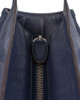 Coach Blue Leather Top Handle Bag