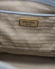 Prada Blue Vitello Daino Leather Top Handle 