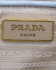 Prada Blue Vitello Daino Leather Top Handle 