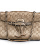 Gucci Bronze Guccissima Leather Emily Shoulder Bag