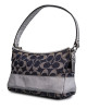 Coach Blue/Silver Signature Denim Shoulder Bag