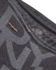 DKNY Black Monogram Canvas Shoulder Bag