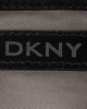 DKNY Black Monogram Canvas Shoulder Bag