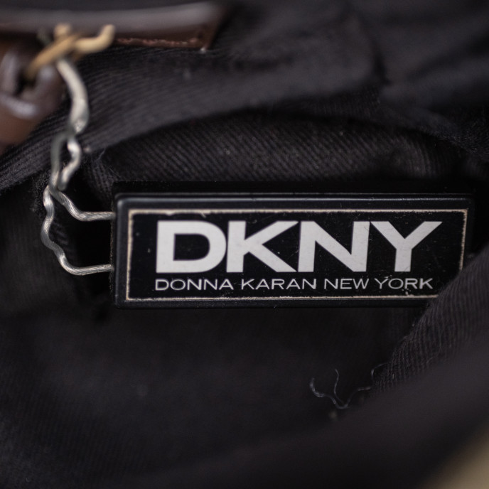 DKNY Monogram Hobo Turn Lock Shoulder Bag