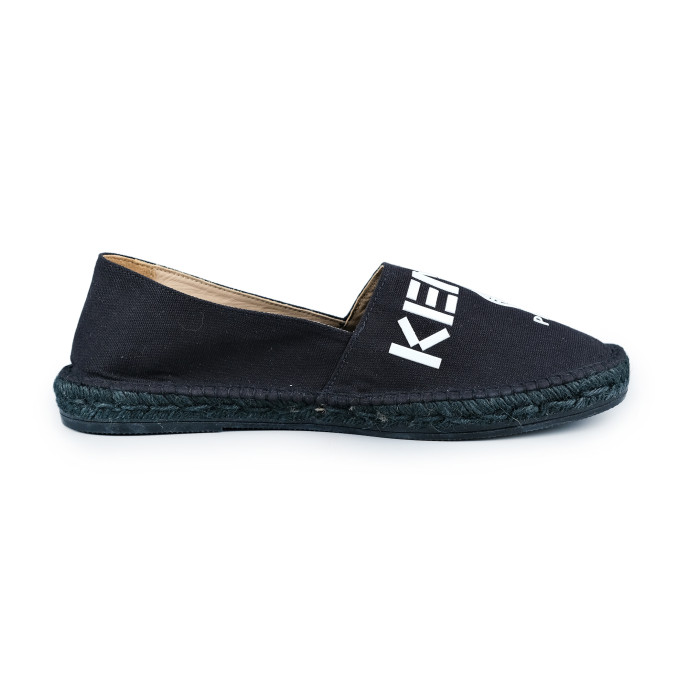 Kenzo Black Canvas Men's Espadrilles EU 44