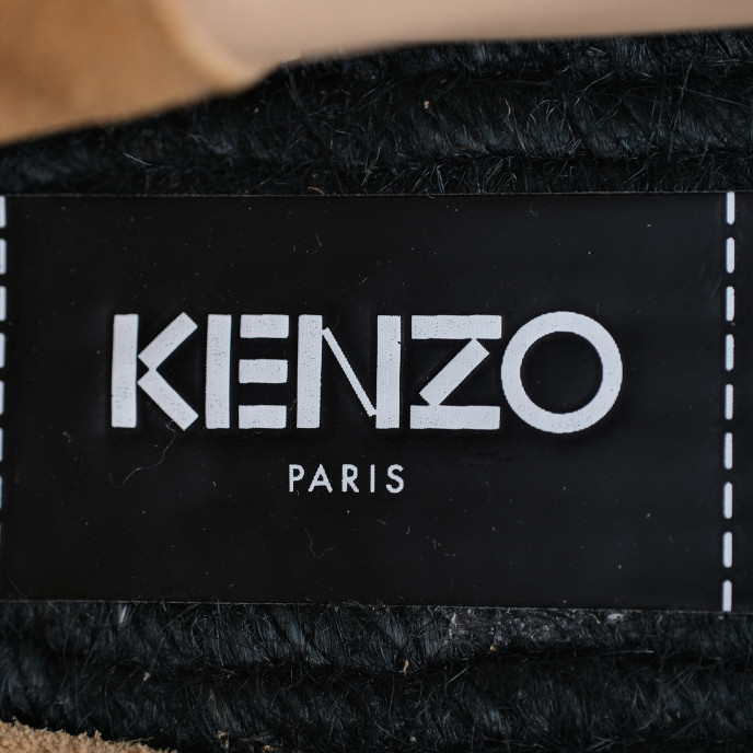 Kenzo Black Canvas Men's Espadrilles EU 44