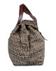 Fendi Brown Zucchino Canvas Shoulder Bag