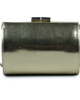 Jimmy Choo Metallic Gold Leather Mini Twill Tube Clutch