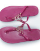 Michael Kors Pink Jelly Thong Flat Sandals