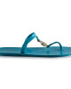 Michael Kors Turquoise Jelly Thong Flat Sandals